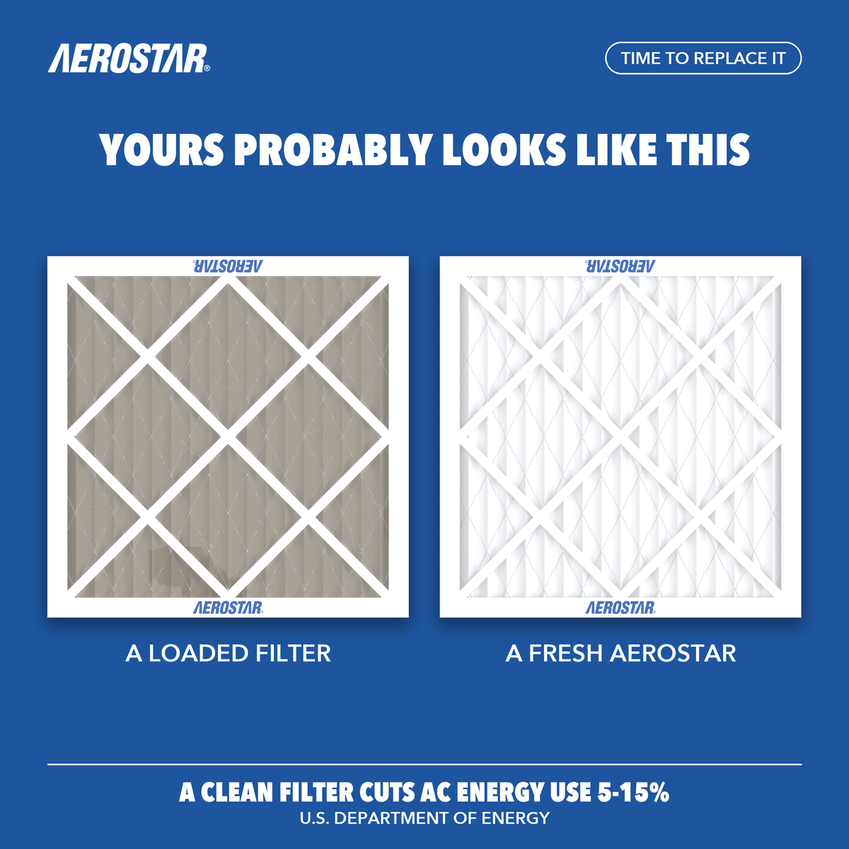 14x14x1 Aerostar Air Filter